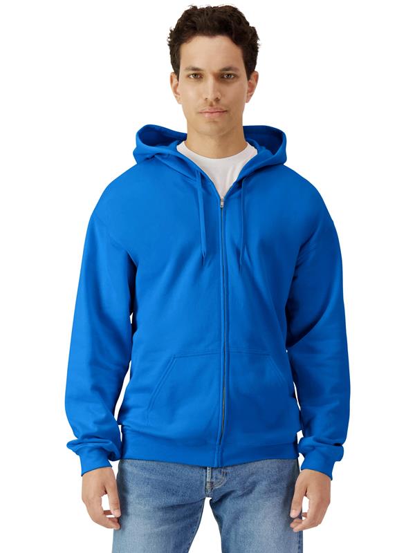 Gildan Softstyle Midweight Ringspun 285 Regular Fit Zip Hood Adult