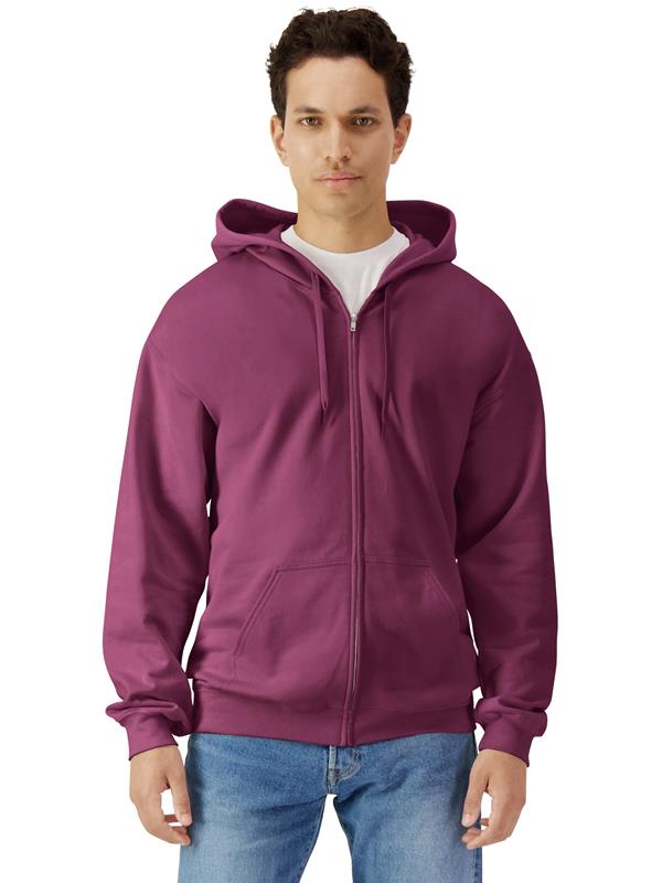 Gildan Softstyle Midweight Ringspun 285 Regular Fit Zip Hood Adult