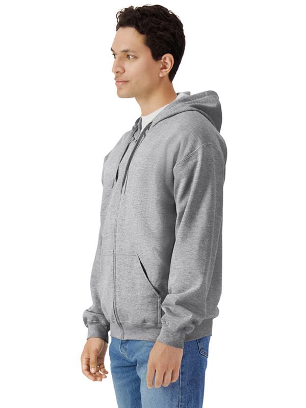 Gildan Softstyle Midweight Ringspun 285 Regular Fit Zip Hood Adult