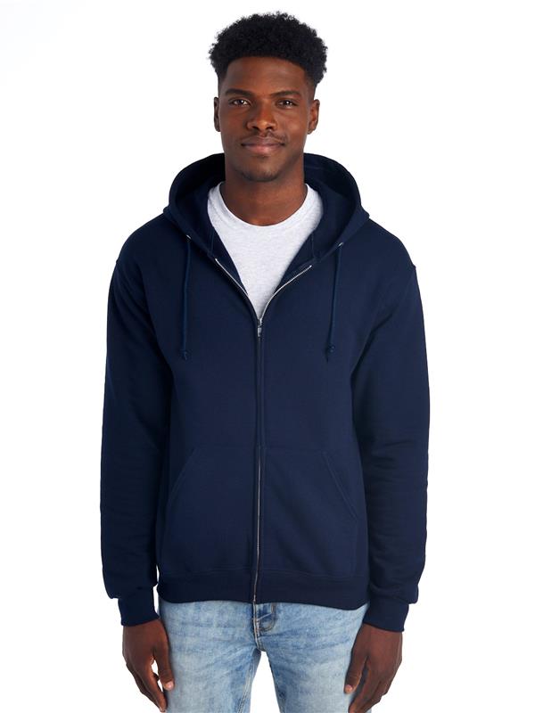 Jerzees Nublend Open End 275 Regular Fit Zip Hood Adult