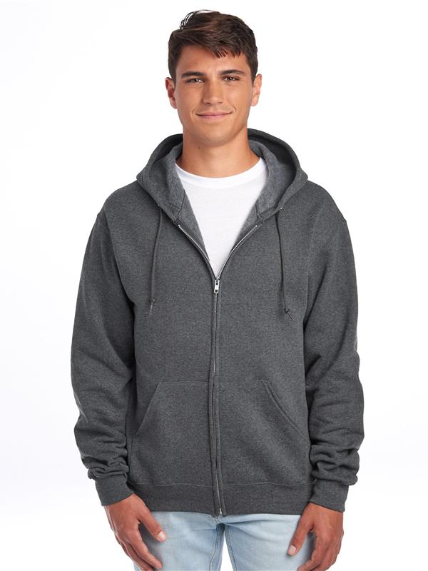 Jerzees Nublend Open End 275 Regular Fit Zip Hood Adult