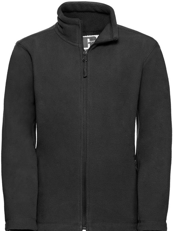 Russell Athletic 320 Fleece FZ Kids in Black