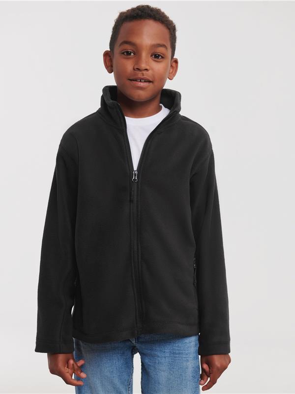 Russell Athletic 320 Fleece FZ Kids in Black