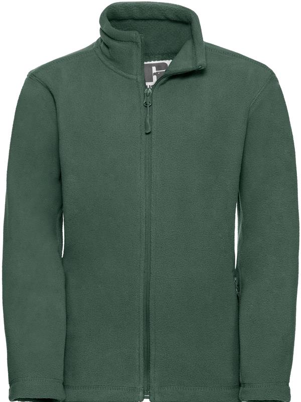 Russell Athletic 320 Fleece FZ Kids in Bottle Green