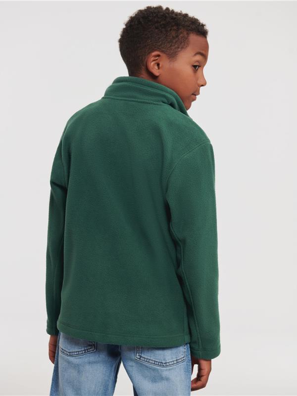 Russell Athletic 320 Fleece FZ Kids in Bottle Green