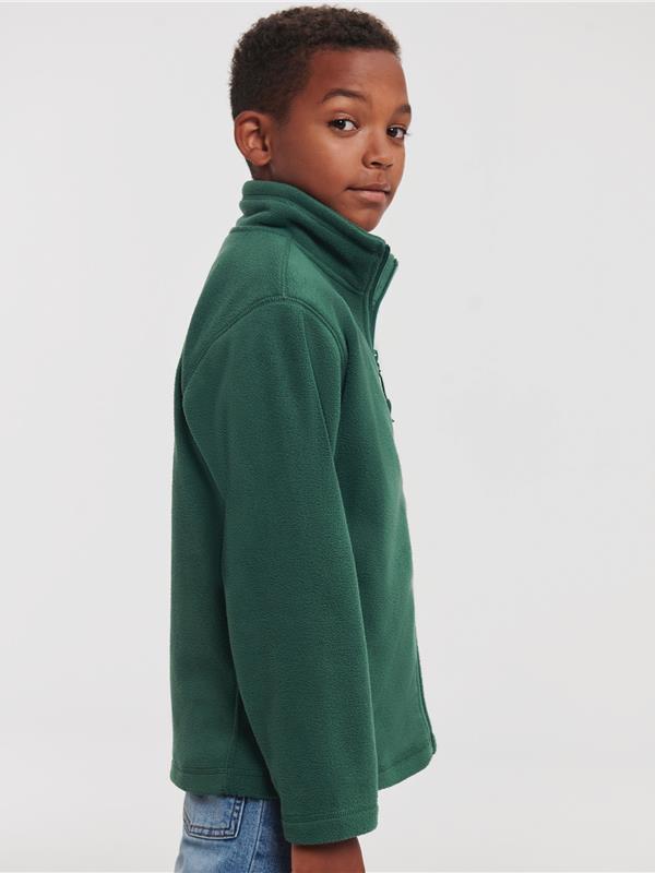 Russell Athletic 320 Fleece FZ Kids in Bottle Green