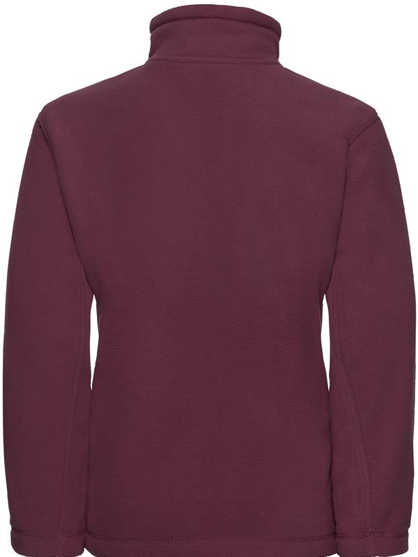 Russell Athletic 320 Fleece FZ Kids in Burgundy