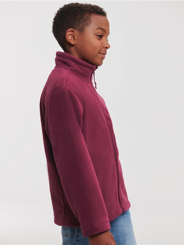 Russell Athletic 320 Fleece FZ Kids in Burgundy