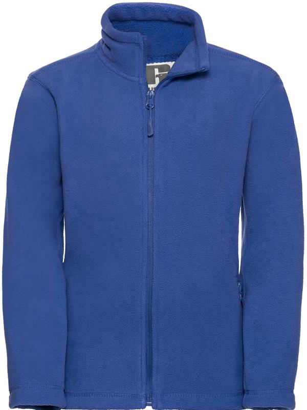 Russell Athletic 320 Fleece FZ Kids in Bright Royal