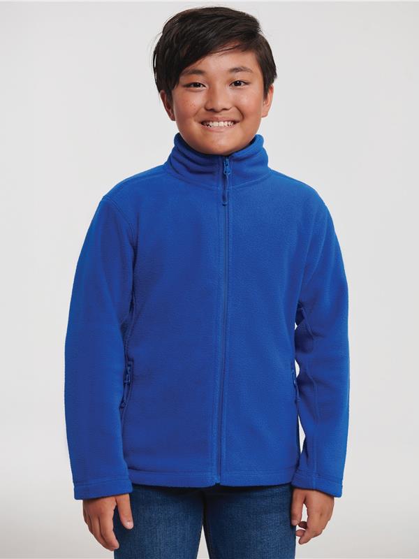 Russell Athletic 320 Fleece FZ Kids in Bright Royal