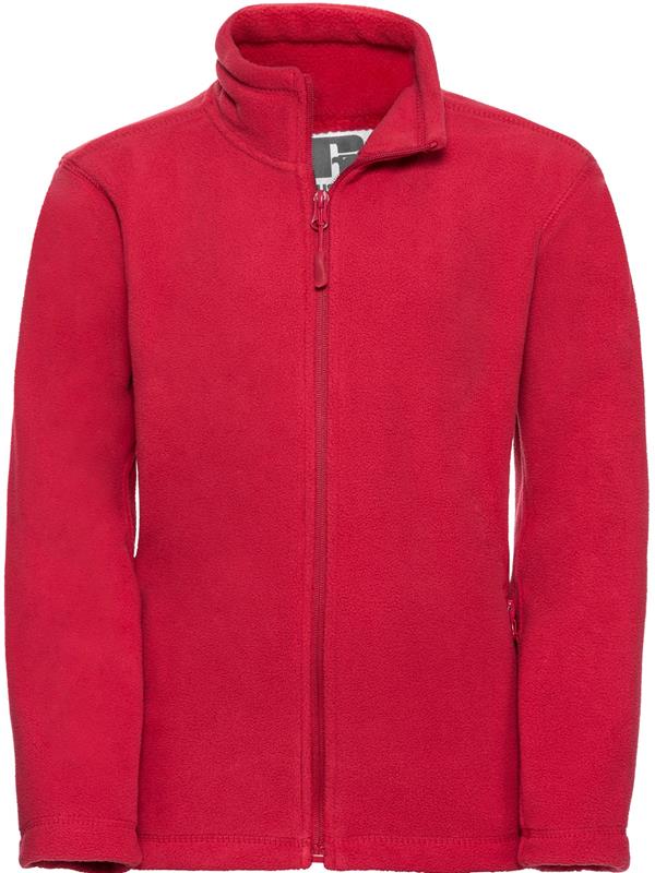 Russell Athletic 320 Fleece FZ Kids in Classic Red