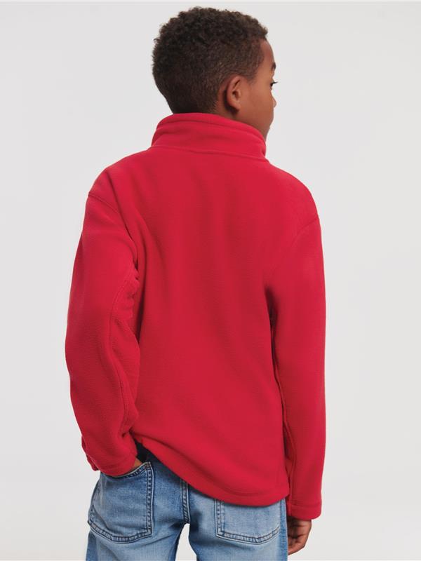 Russell Athletic 320 Fleece FZ Kids in Classic Red