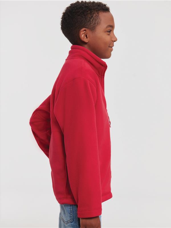 Russell Athletic 320 Fleece FZ Kids in Classic Red