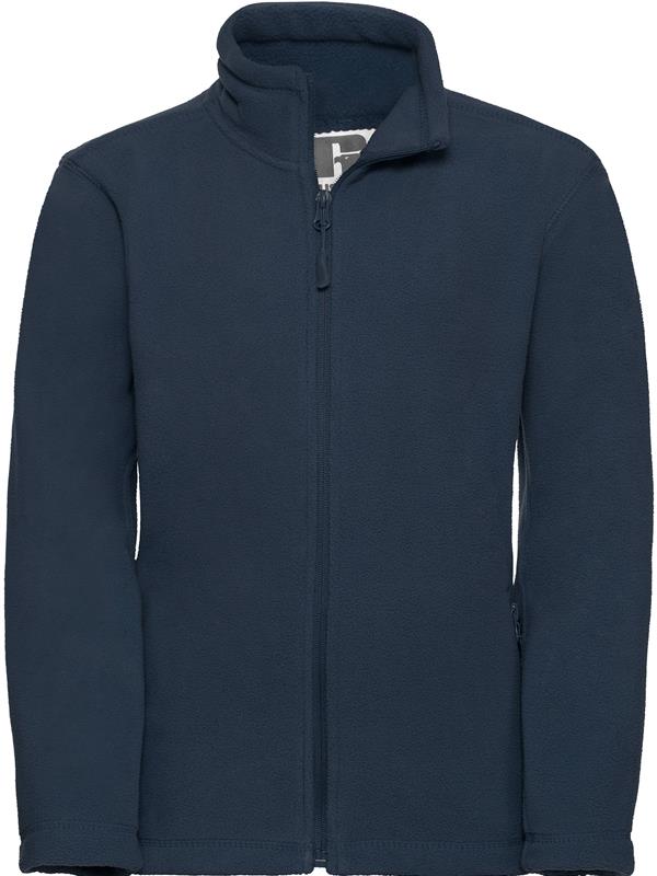 Russell Athletic 320 Fleece FZ Kids in French Navy