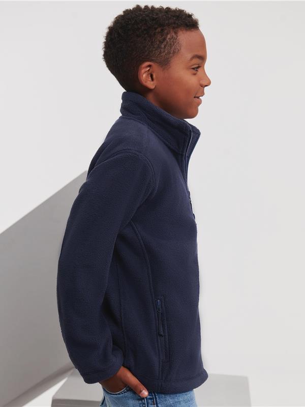 Russell Athletic 320 Fleece FZ Kids in French Navy