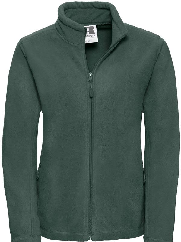Russell Athletic 320 Fleece FZ Ladies in Bottle Green