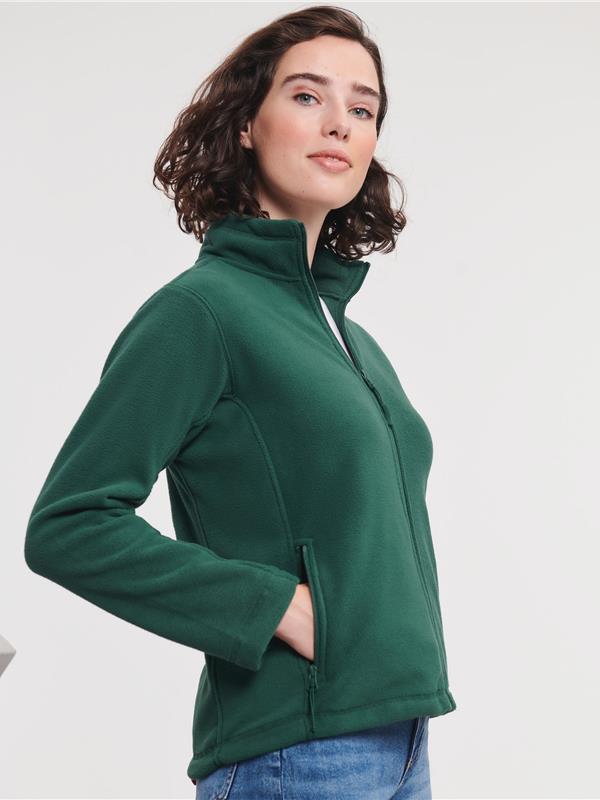 Russell Athletic 320 Fleece FZ Ladies in Bottle Green