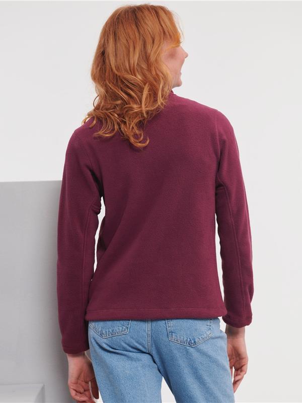 Russell Athletic 320 Fleece FZ Ladies in Burgundy