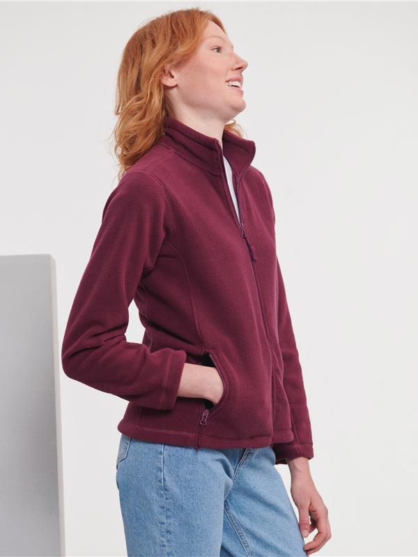 Russell Athletic 320 Fleece FZ Ladies in Burgundy