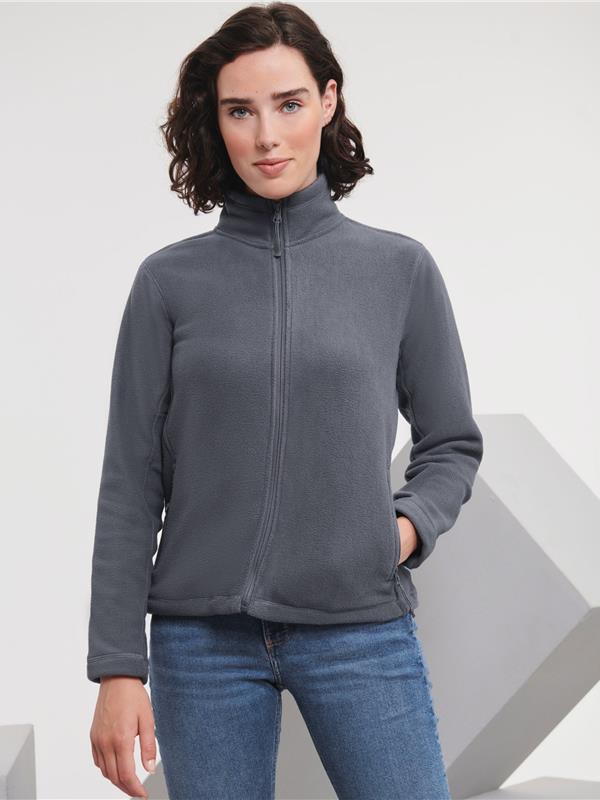 Russell Athletic 320 Fleece FZ Ladies in Convoy Grey