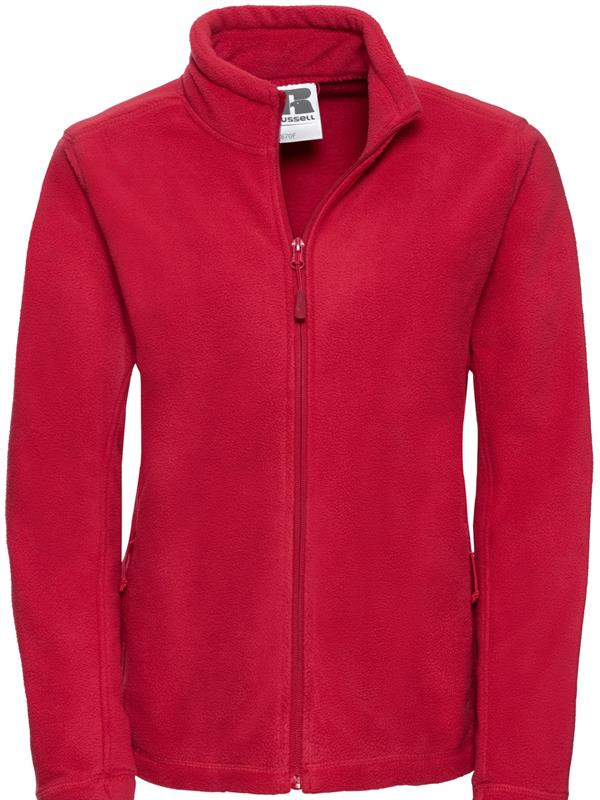 Russell Athletic 320 Fleece FZ Ladies in Classic Red