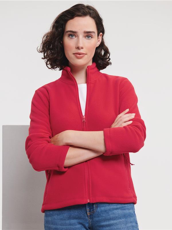Russell Athletic 320 Fleece FZ Ladies in Classic Red