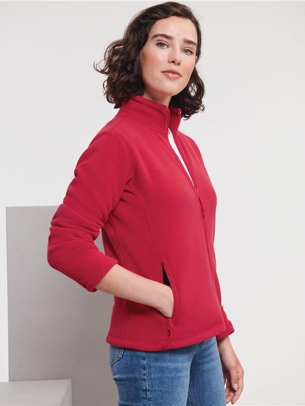 Russell Athletic 320 Fleece FZ Ladies in Classic Red