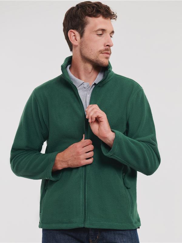 Russell Athletic 320 Fleece FZ Adult in Bottle Green