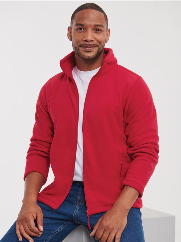 Russell Athletic 320 Fleece FZ Adult in Classic Red