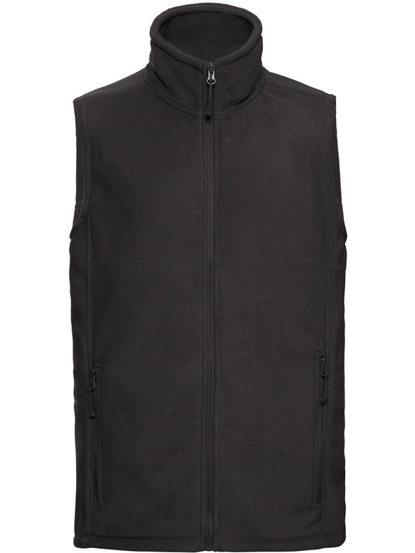 Russell Athletic 320 Fleece Bodywarmer Adult in Black