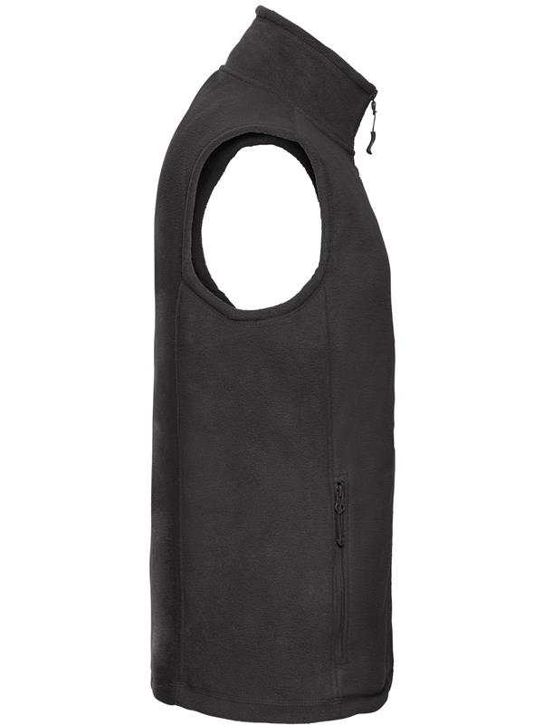 Russell Athletic 320 Fleece Bodywarmer Adult in Black