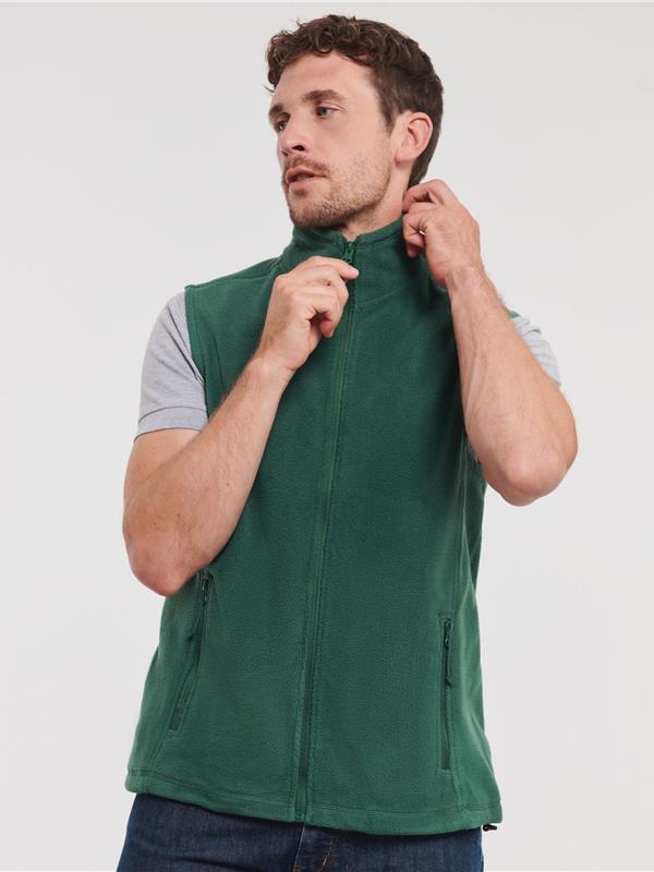 Russell Athletic 320 Fleece Bodywarmer Adult in Bottle Green