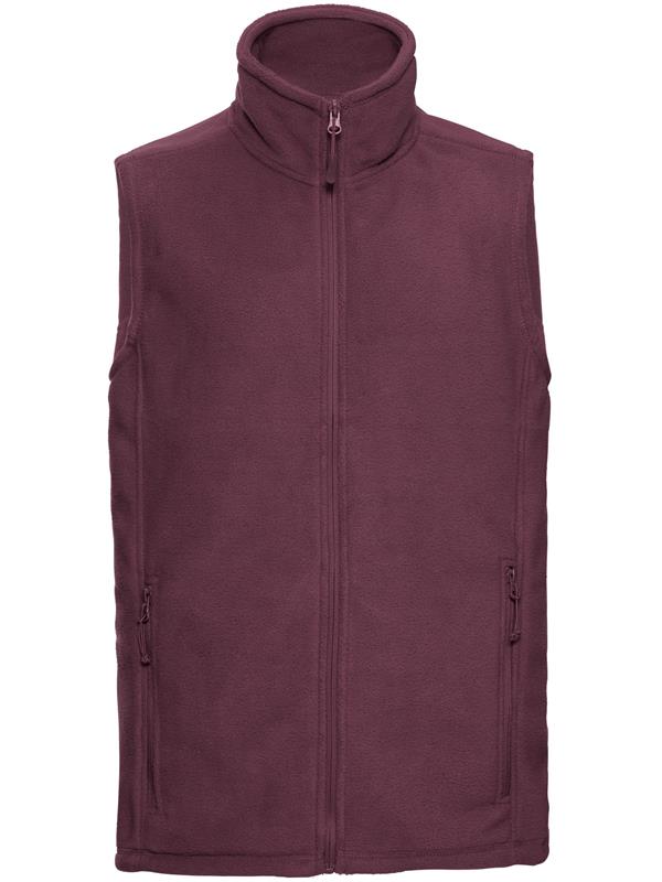 Russell Athletic 320 Fleece Bodywarmer Adult in Burgundy