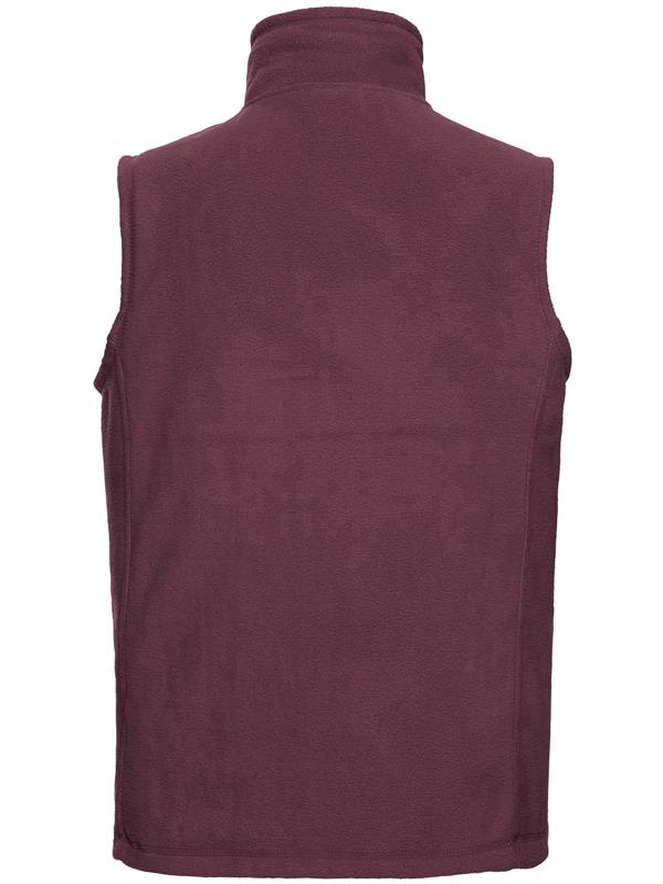 Russell Athletic 320 Fleece Bodywarmer Adult in Burgundy