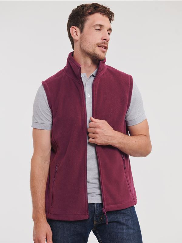 Russell Athletic 320 Fleece Bodywarmer Adult in Burgundy