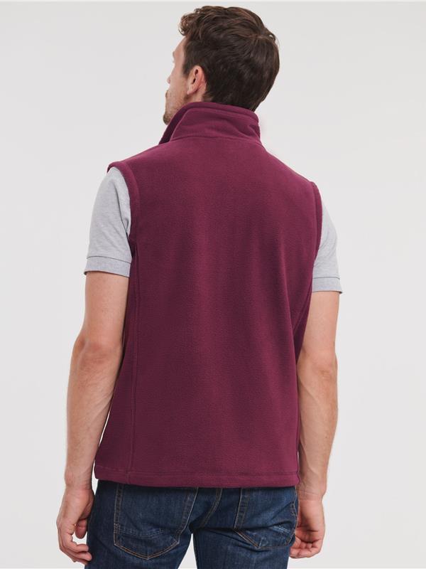 Russell Athletic 320 Fleece Bodywarmer Adult in Burgundy