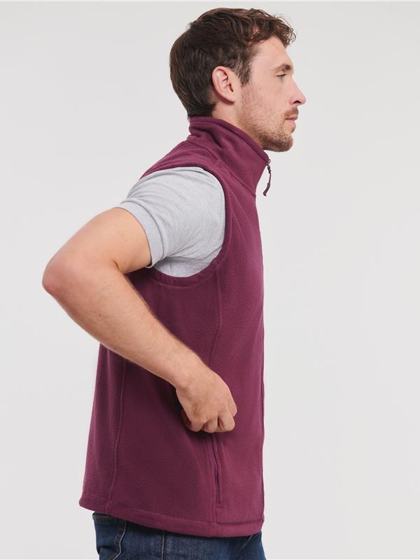 Russell Athletic 320 Fleece Bodywarmer Adult in Burgundy