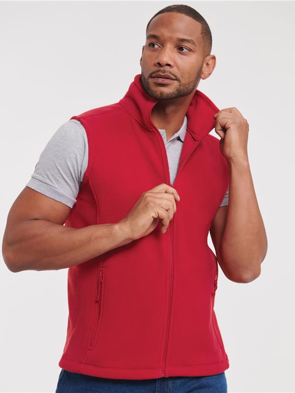 Russell Athletic 320 Fleece Bodywarmer Adult in Classic Red