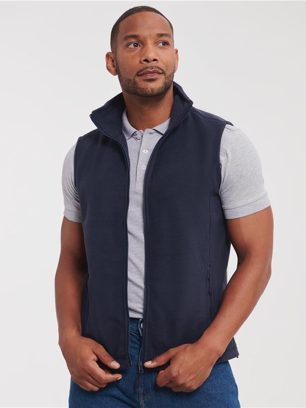 Russell Athletic 320 Fleece Bodywarmer Adult in French Navy