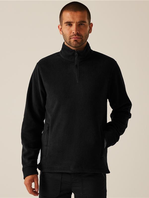 Regatta Professional Thor 250 Quarter Zip Fleece Adult in Black