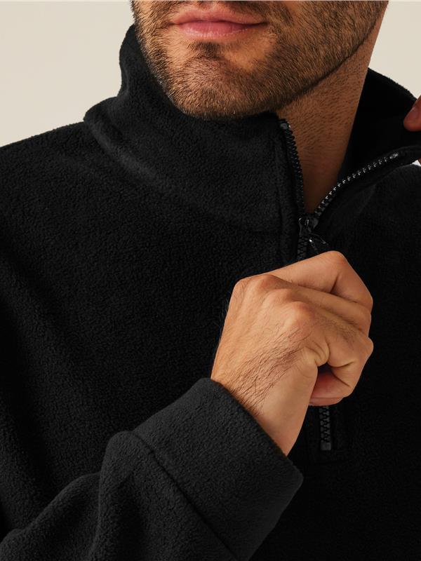 Regatta Professional Thor 250 Quarter Zip Fleece Adult in Black