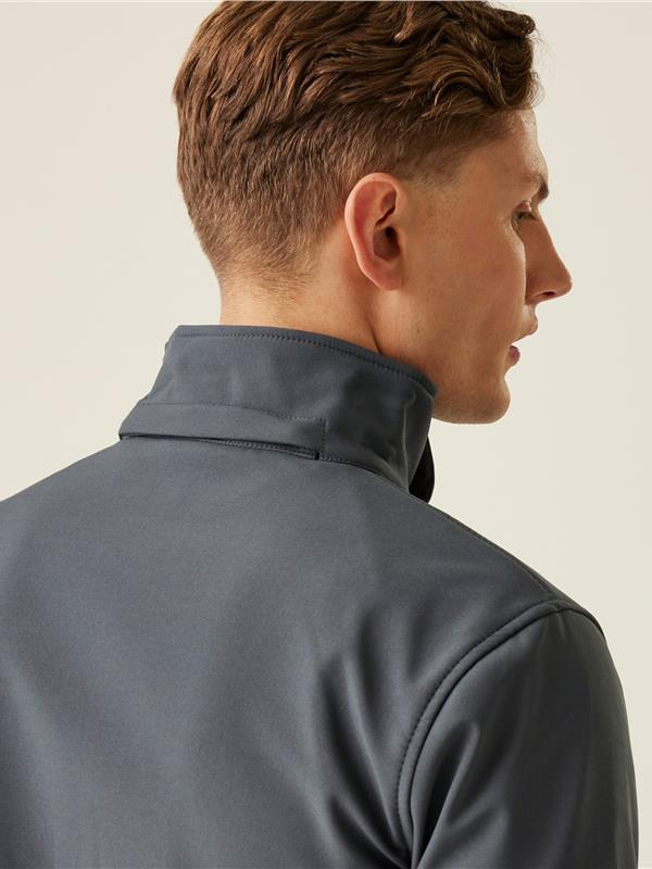 Regatta Professional Venturer 300 3 Layer Hooded Softshell FZ Adult in Seal Grey/Black
