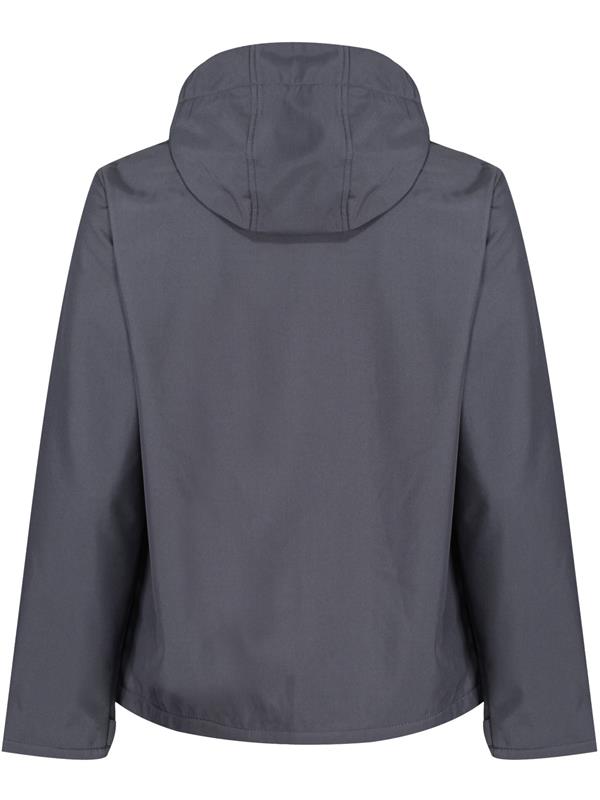 Regatta Professional Venturer 300 3 Layer Hooded Softshell FZ Adult in Seal Grey/Black