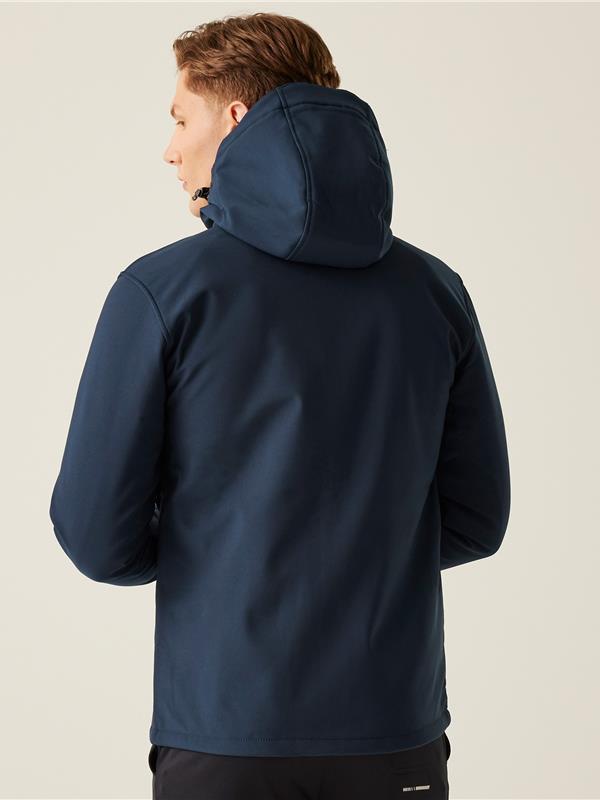 Regatta Professional Venturer 300 3 Layer Hooded Softshell FZ Adult in Navy/Navy
