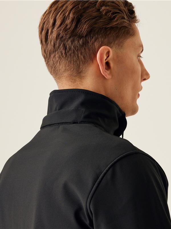 Regatta Professional Venturer 300 3 Layer Hooded Softshell FZ Adult in Black/Black
