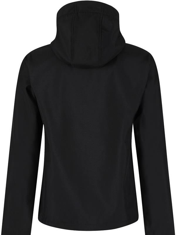 Regatta Professional Venturer 300 3 Layer Hooded Softshell FZ Adult in Black/Black