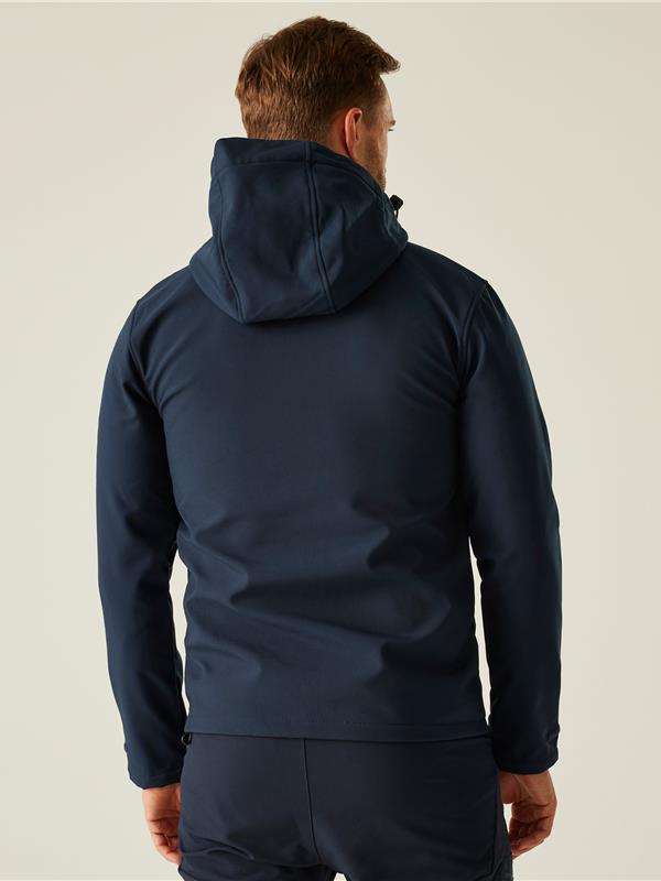 Regatta Professional Venturer 300 3 Layer Hooded Softshell FZ Adult in Navy/French Blue
