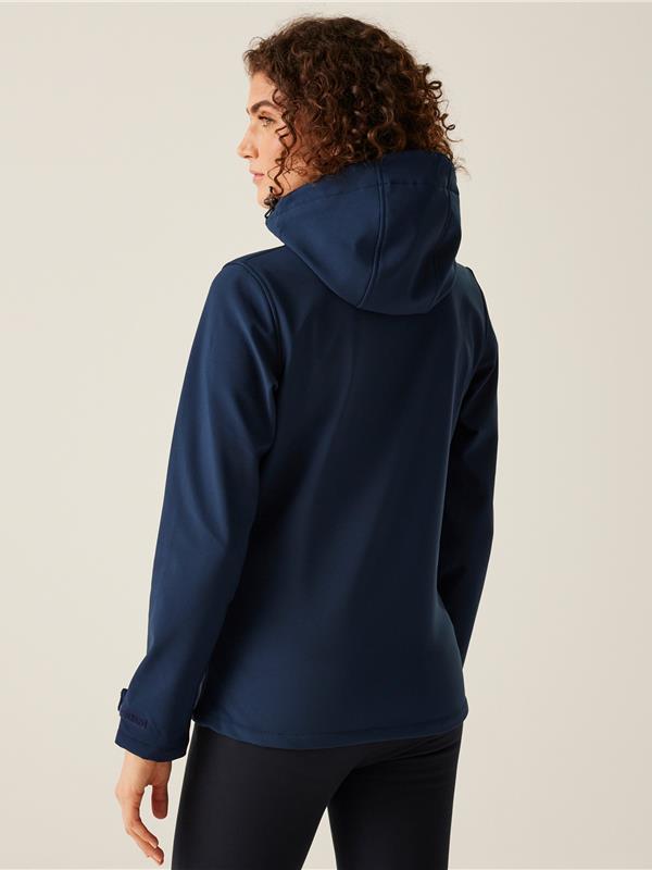 Regatta Professional Venturer 300 3 Layer Hooded Softshell FZ Ladies in Navy/Navy