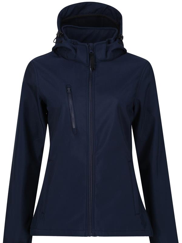 Regatta Professional Venturer 300 3 Layer Hooded Softshell FZ Ladies in Navy/Navy
