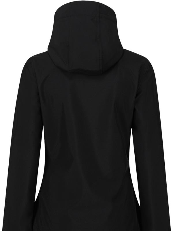 Regatta Professional Venturer 300 3 Layer Hooded Softshell FZ Ladies in Black/Classic Red